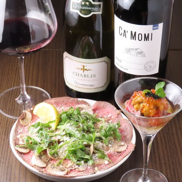 【何を頼んでも美味しいお店です】冷菜～プリモまで、シェフが自信を持ってご提供いたします