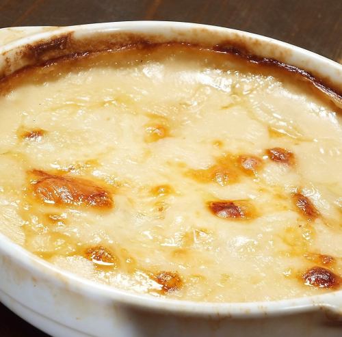 エビと緑野菜のグラタン