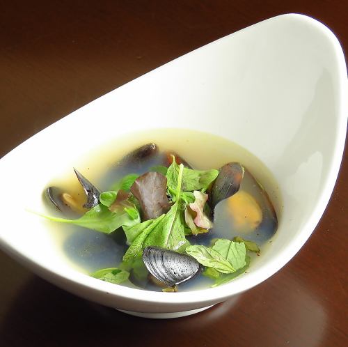 5食限定　新鮮あさりの白ワイン蒸し