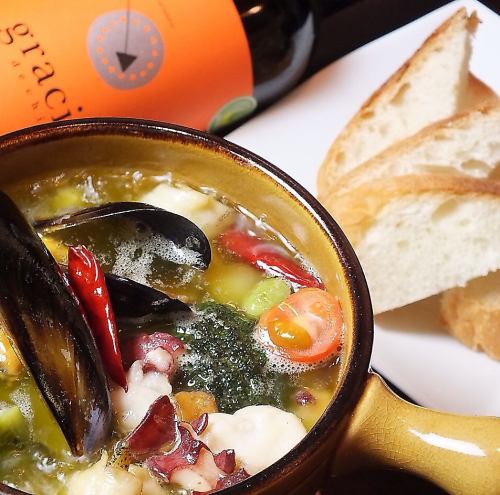 魚介のアヒージョ