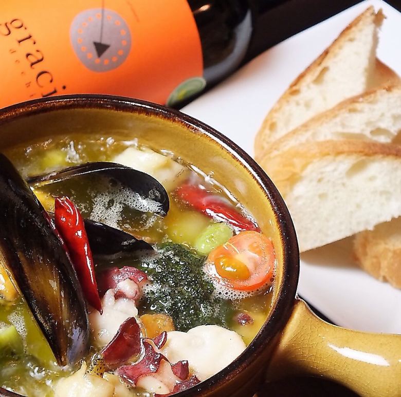 魚介のアヒージョ