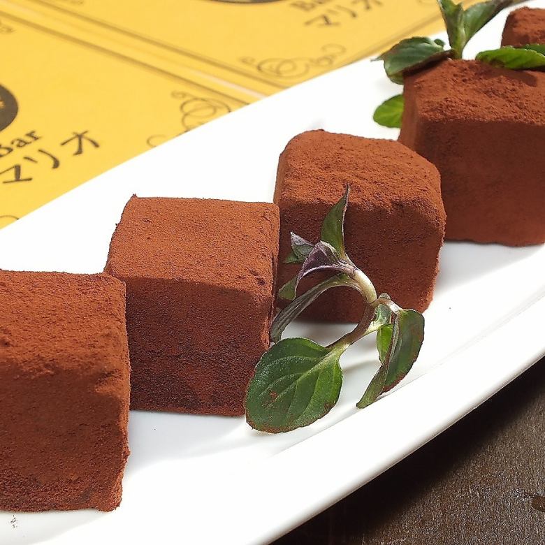 タリスカーウィスキー入り生チョコレート