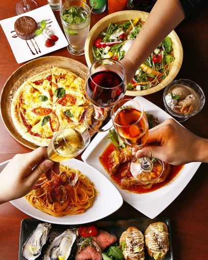 1次会にオススメ！【宴会プラン】2H飲み放題付全6品　4500円