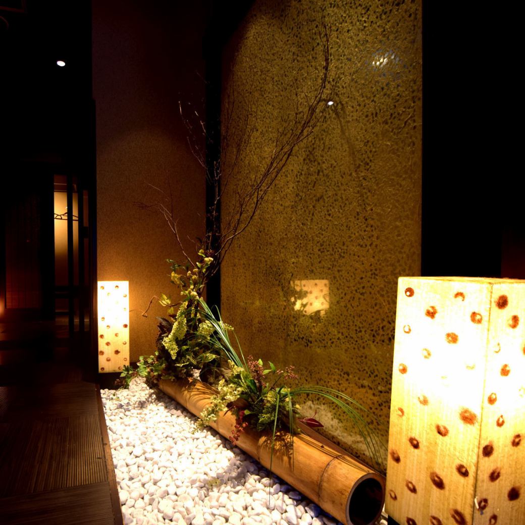 The digging private room with a calm atmosphere is popular.Great for dates ◎