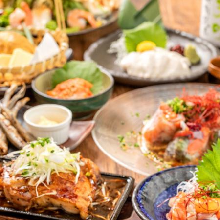 ◆평일 한정◆【만능 코스】카르파치오나 메인은 와카닭의 한장 구이 2시간 음료 무제한 7품 3000엔