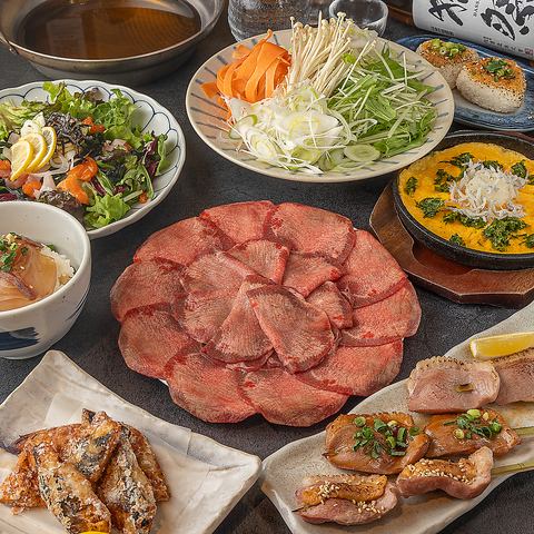 精選精緻奢華的菜餚！我們匯集了來自東北地區的特色美食♪ 盡情享用鴨肉韭菜蕎麥麵、牛舌涮涮鍋等美味佳餚♪