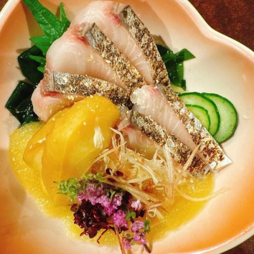 寒サワラたたき　完熟焼きりんご酢