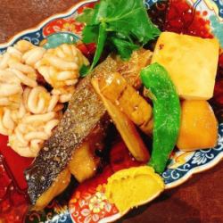 真鱈とたら白子煮付け