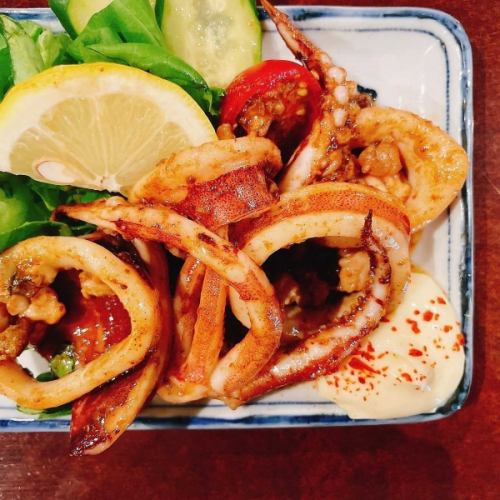 するめいか肝バター炒め