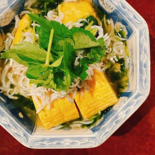 だし巻き海苔しらす