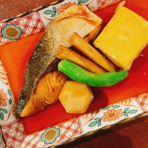 天然ブリ煮付け