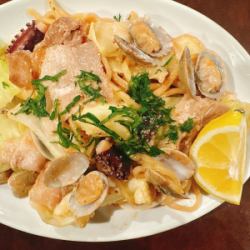 明太子黄油炒面