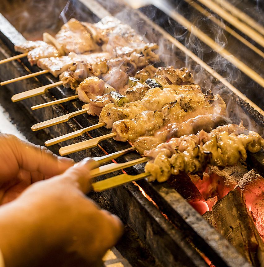 焼きたての焼き鳥はインスタ映え間違い無し！
