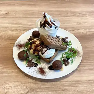 Chocolate waffle
