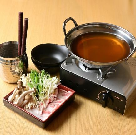 【お料理のみ】選べるしゃぶしゃぶコース◆牡蠣・あぐー豚より選択◎沖縄食材も楽しめる[全12品]