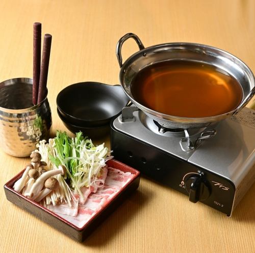 やんばるあぐ～豚のしゃぶしゃぶ鍋