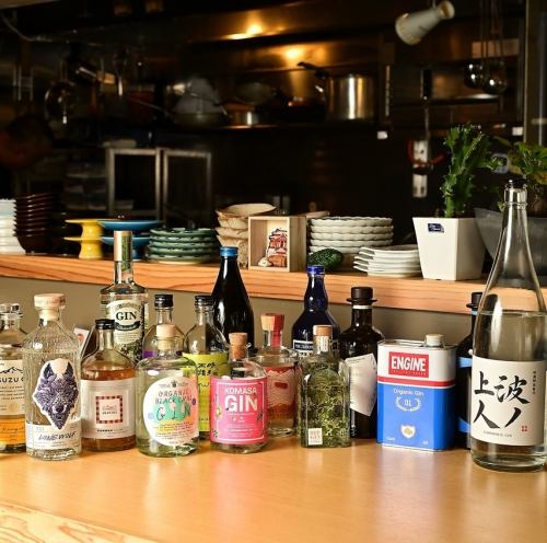 国産～世界の銘柄まで揃えた種類豊富なクラフトジン♪