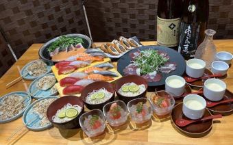 ちょっと贅沢に! 春のプレミアムコース150分飲み放題付きコース 20名様以上で個室貸切ok