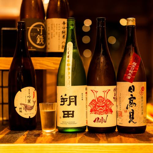 Carefully selected sake sourcing