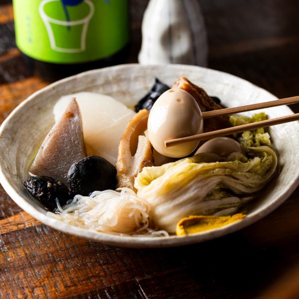 不二子自慢の鉄鍋おでん