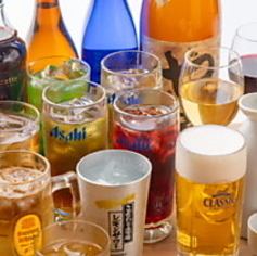 生ビール・当日OK!単品飲み放題2時間1,980円◎延長も可能♪