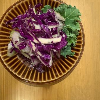 紫キャベツとセロリのマリネ