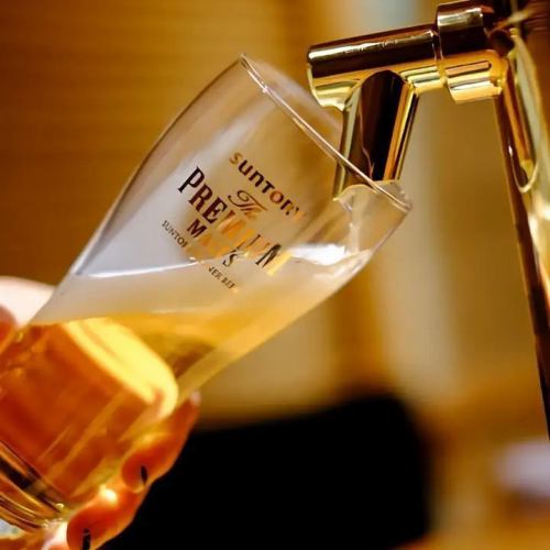 ◆生付き飲み放題1100円♪