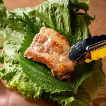 【2H飲放付】名物サムギョプサル×7種から選べる韓国料理『セレクトコース』全9品3890円⇒3278円