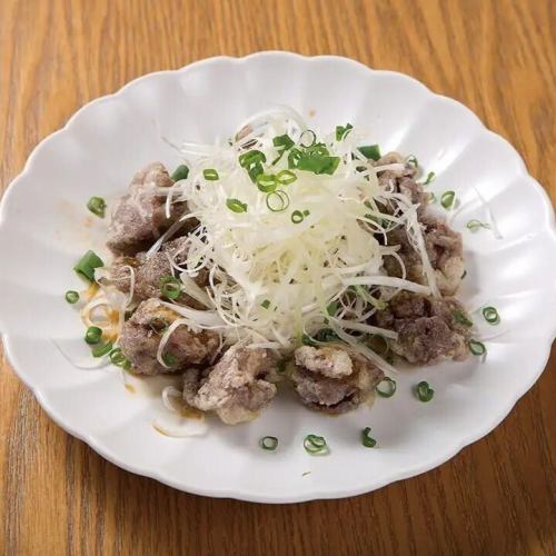 砂肝のピリ辛唐揚げ