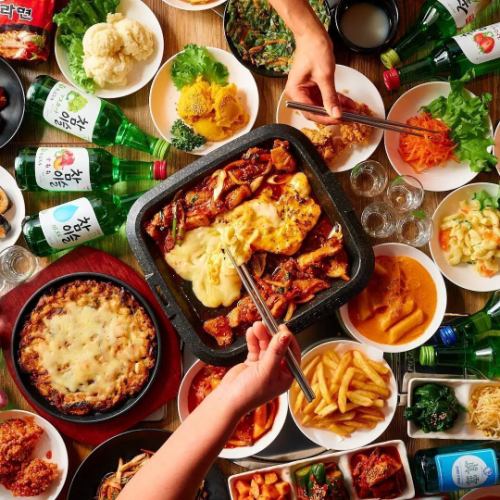 濃厚チーズを使用した韓国料理はどれも、SNS映え抜群◎