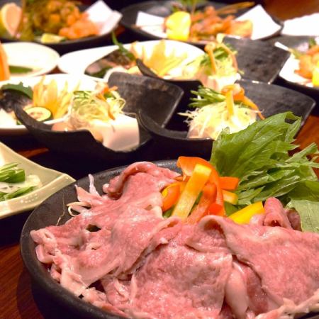 [Sophisticated course] A variety of exquisite dishes using the branded Japanese beef Hida beef, 8 dishes with 3 hours of all-you-can-drink, 8,000 yen