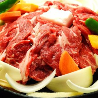 お得な生ラムAセットラム3部位食べ比べ全6品ドリンク1杯付　3500円