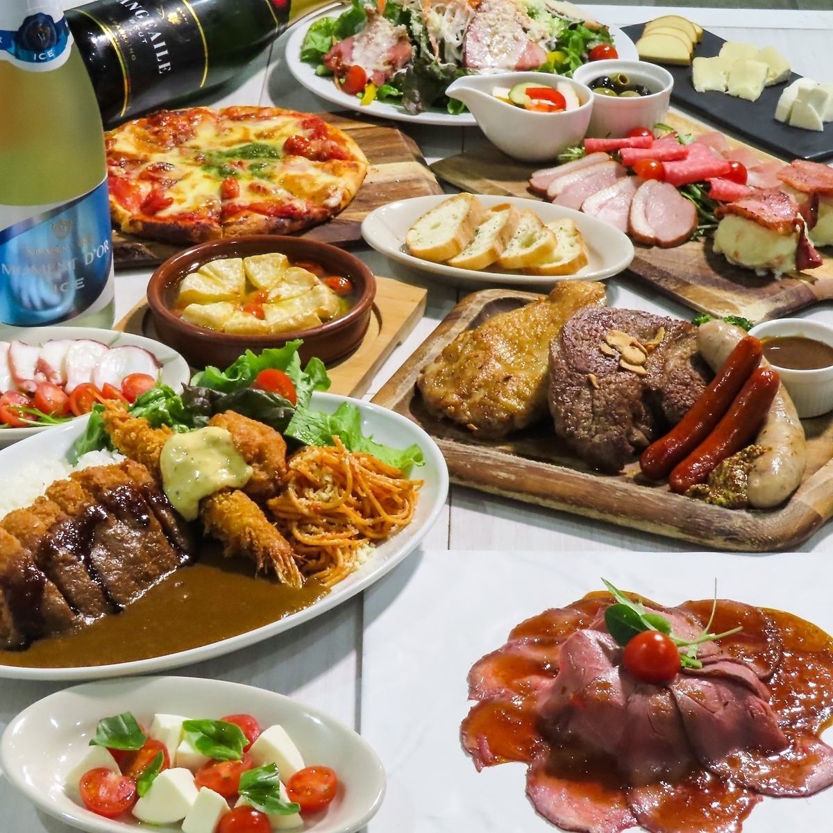 女子会、誕生日、記念日デート、歓迎会、送別会などに◎