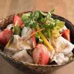 Black pork sesame shabu salad