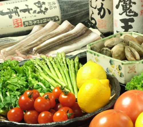 Japanese food that made use of seasonal ingredients