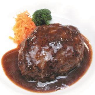 You can also choose our most popular dish, Hida beef hamburger.