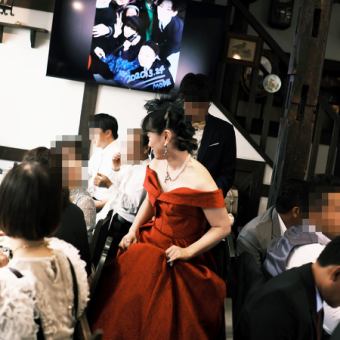 [Family wedding/dinner party] 20 people, 528,000 yen, includes MC, costumes, beauty, Hida beef course, drinks, and private party