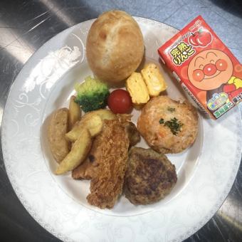 If you would like a one-plate meal for children under kindergarten age, please write it in your message.