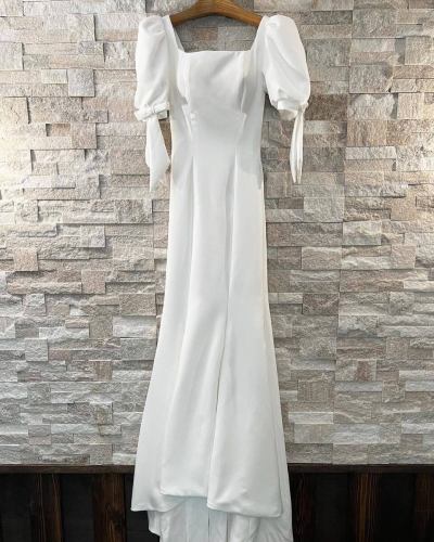 .
Introducing our new natural and cute dresses!

The classic A-line and princess line are of course cute,
Her natural, "just right amount of cuteness" is popular.

For the bride who tried it on
"It's cute, lightweight, and easy to move around in. It's great!"
I received the following message 🥰👍

Perfect for Okinawa weddings and after-parties.
A must-see for natural brides👰‍♀️✨

#New dress #Natural #Cute #Wedding dress
#Dress #Bride #Bride-to-be #Cute and grown-up bride #Colored dress
#Dress fitting report #Okinawa wedding #After party #Family wedding
#off-shoulder dress #restaurant wedding