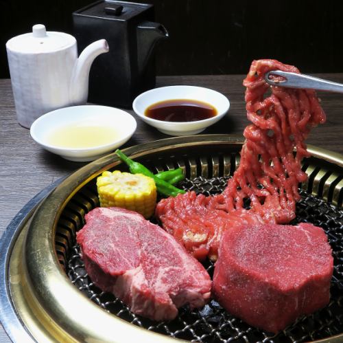 Carefully selected Kuroge Wagyu beef and domestic beef! All-you-can-eat high-quality meat carefully selected by Yakiniku restaurants ♪ Your stomach and soul will be satisfied ◎ Provided by Meat Takumi