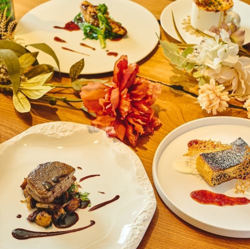 Made with carefully selected high-quality ingredients.Course to enjoy seasonal cuisine