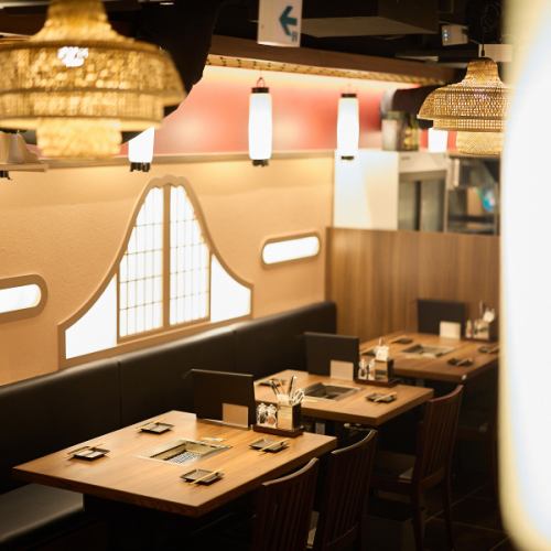 最大12名様が同時着席できる空間となっております♪【浅草 焼肉 黒毛和牛 A5ランク 松阪牛 一頭買い 食べ比べ 個室 完全個室 コスパ 宴会 女子会 接待 歓送迎会 誕生日 記念日】