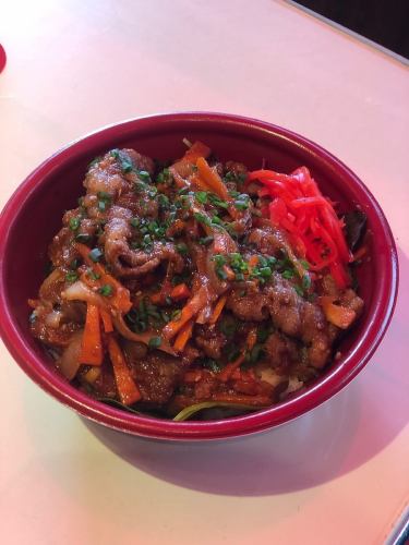 Beef grilled meat bowl