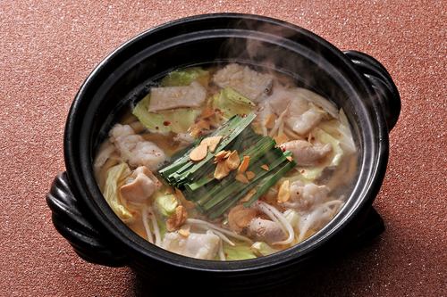 もつ煮込みのおうどん