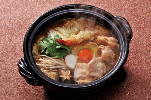 味噌煮込みのおうどん