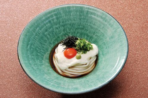 山かけのおうどん(温・冷)