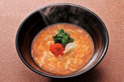 명란 팥소 계란 철제 우동