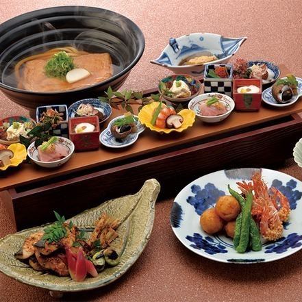 90分钟畅游<可以选择自己喜欢的乌冬面>乌冬面怀石 5,800日元