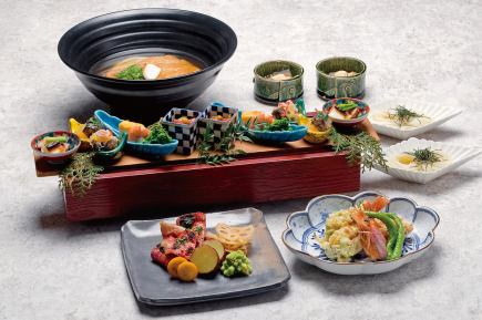 ＜おうどんが選べるご宴会＞【おうどんの会席＋90分フリーフロー 6,000円】