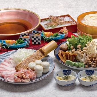 ＜お鍋のご宴会＞【おうどんのお鍋＋90分フリーフロー 6,000円】